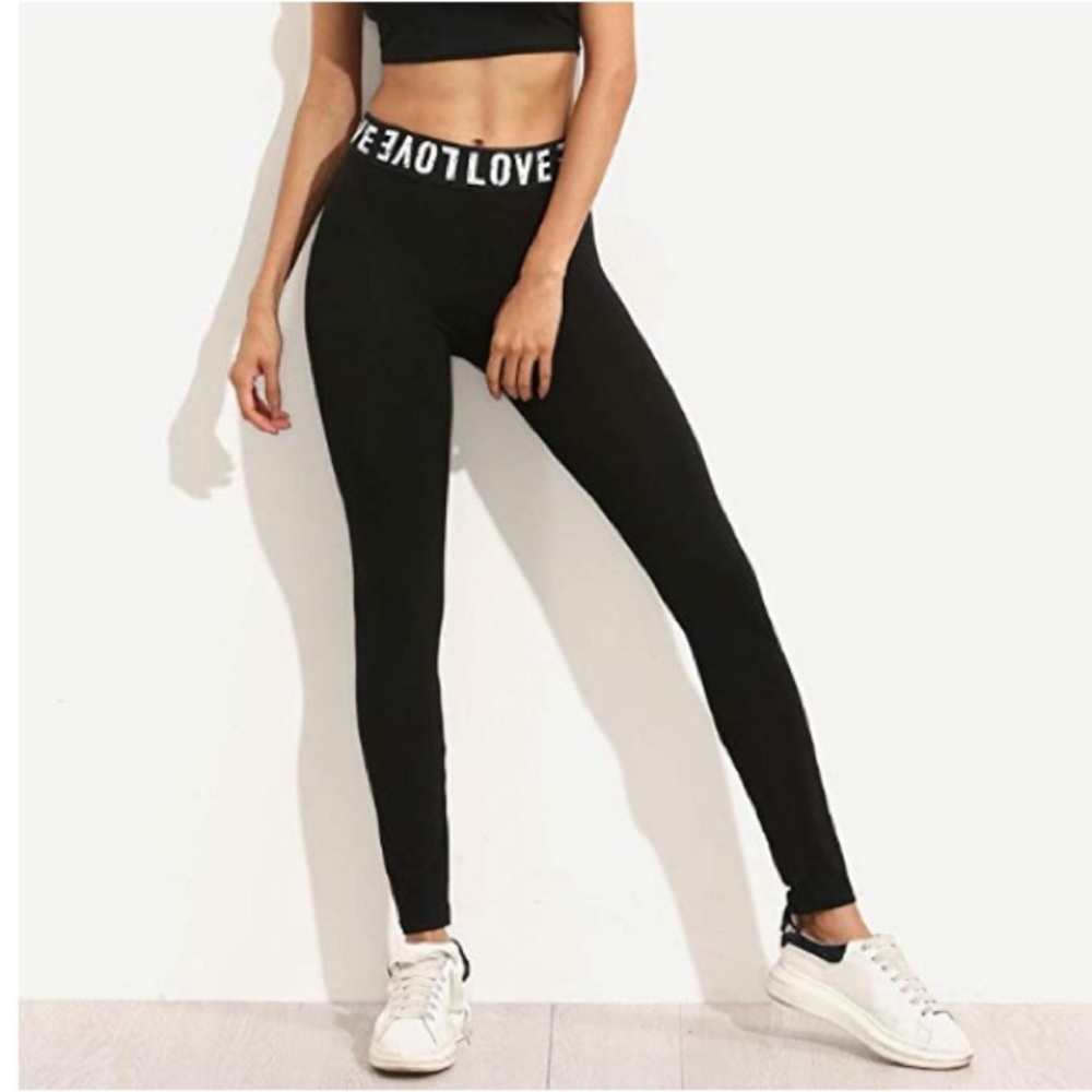 LOVE Leggings ONE LEFT (fits a M/L) - Picture 4 of 7